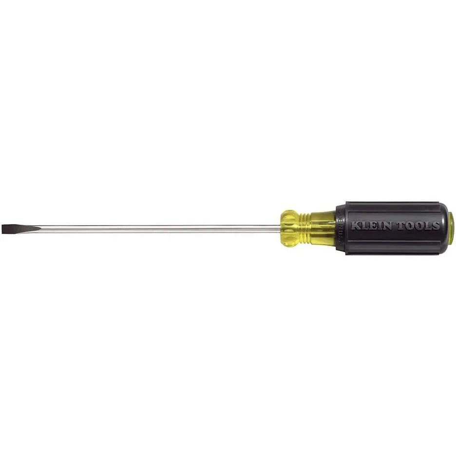 Klein 601-6 3/16" Cabinet-Tip Screwdriver  6" Round-Shank - Image 1