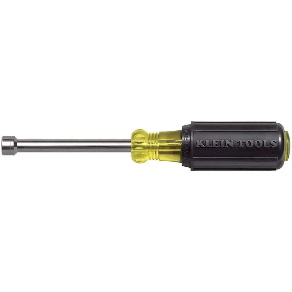 Klein 630-6MM 6 mm Cushion-Grip Hollow-Shank Nut Driver – 3″-Shank