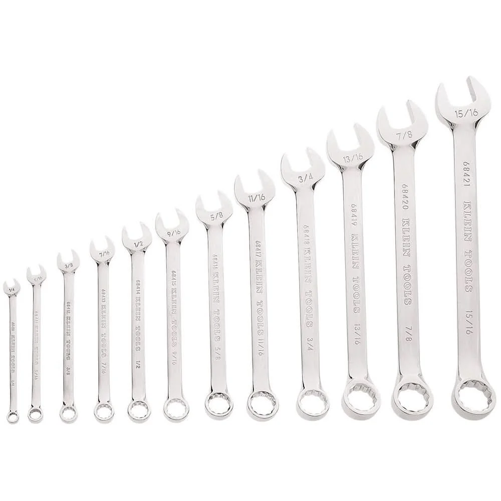 Klein 68404 12-Piece Combination Wrench Set - Image 1