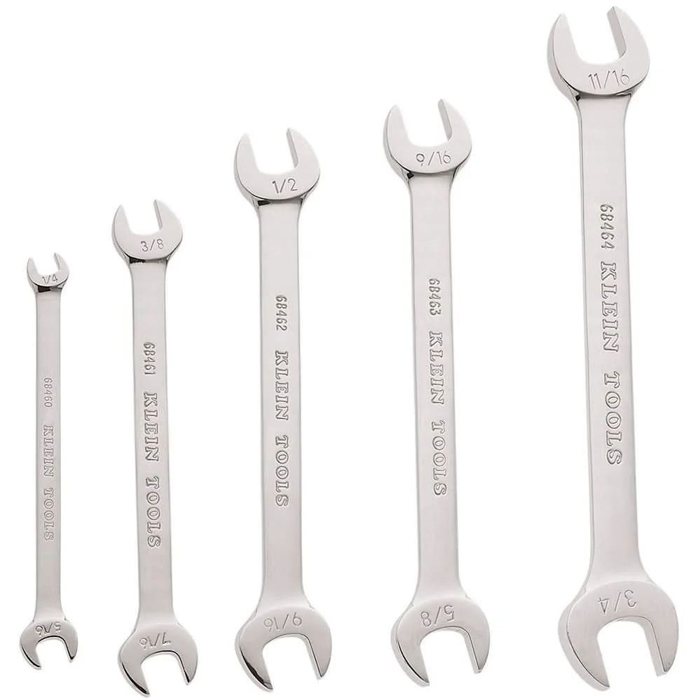 Klein 68450 5-Piece Open-End Wrench Set - Image 1