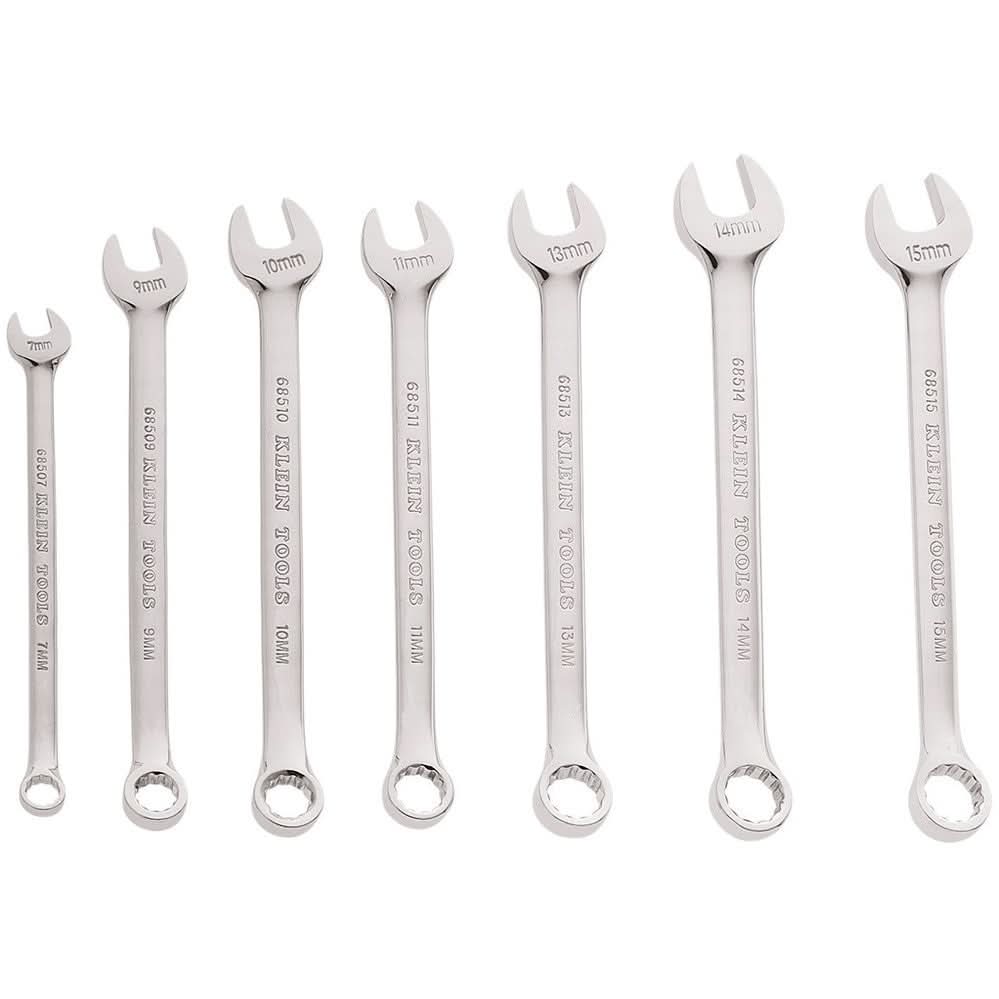 Klein 68500 7-Piece Metric Combination Wrench Set - Image 1