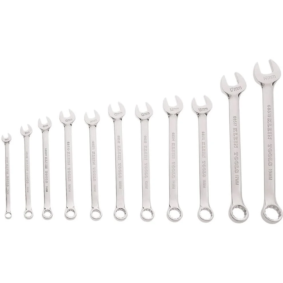 Klein 68502 11-Piece Metric Combination Wrench Set - Image 1
