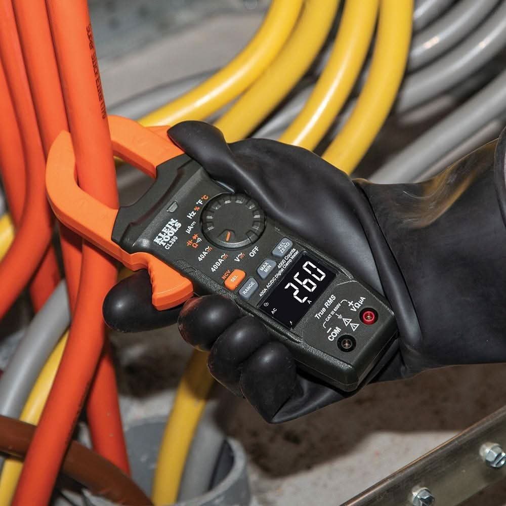 Klein CL390 AC/DC Digital Clamp Meter, Auto-Ranging 400 Amp - Image 2