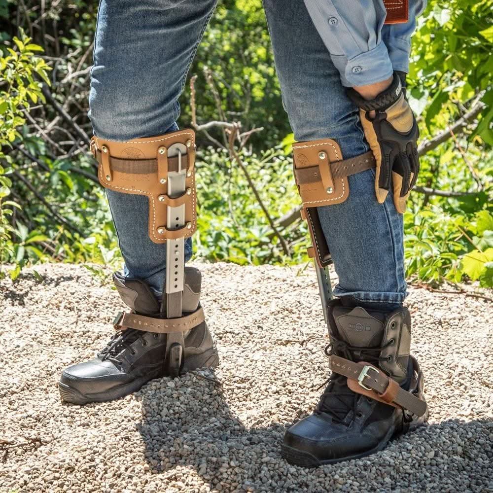 Klein CN1907AR Tree Climber Set 2-3/4-Inch Gaffs, 15 to 19-Inch - Image 2