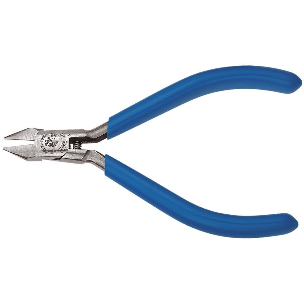 Klein D295-4C 4″ Midget Diagonal-Cutting Pliers – Tapered Nose, Midget Jaws