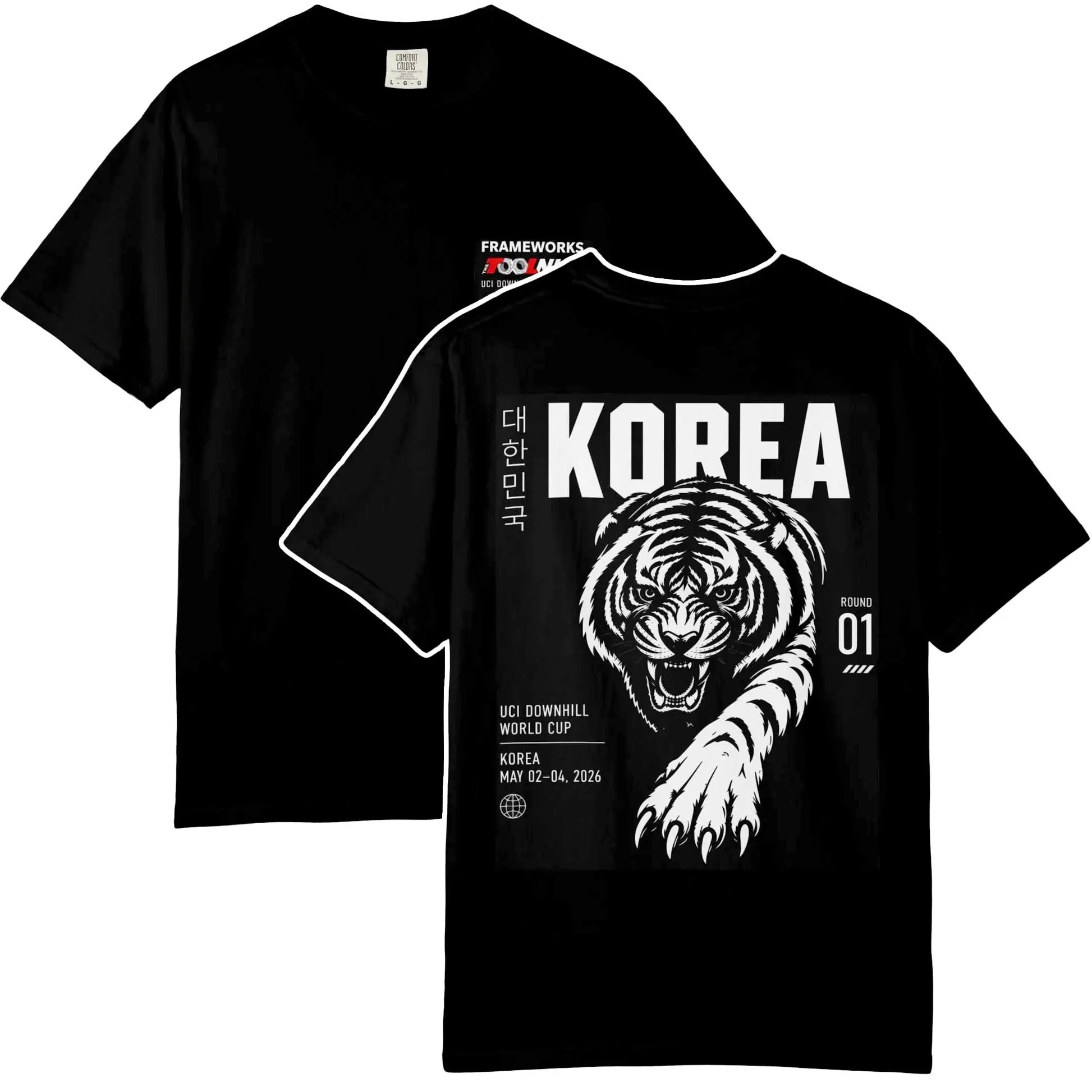 Downhill Mountain Bike World Cup – South Korea Round 1 Tool Nut Frameworks Team T-Shirt