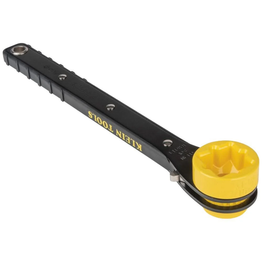 Klein Tools KT152T 4-in-1 Lineman's Slim Ratcheting Wrench - Image 2