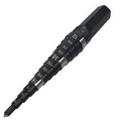 Klein Tools KTSB01 Step Drill Bit Double-Fluted #1, 1/8 to 1/2-Inch - Image 3