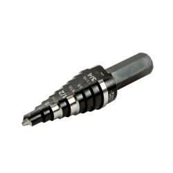 Klein Tools KTSB03 Step Drill Bit Double Fluted #3, 1/4 to 3/4-Inch - Image 3