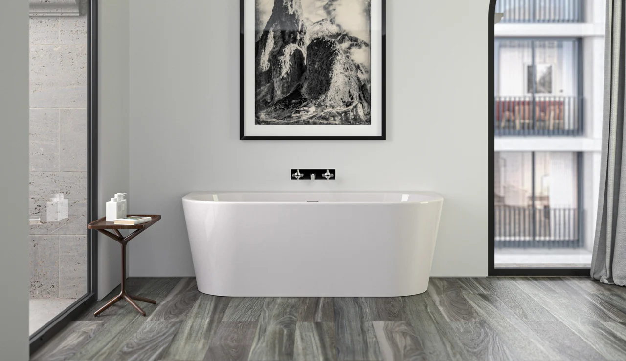 WALL XS CORNER ACRYLIC BATH TUB | PIETRA CASA BRAND | $8,897.63 - Image 2