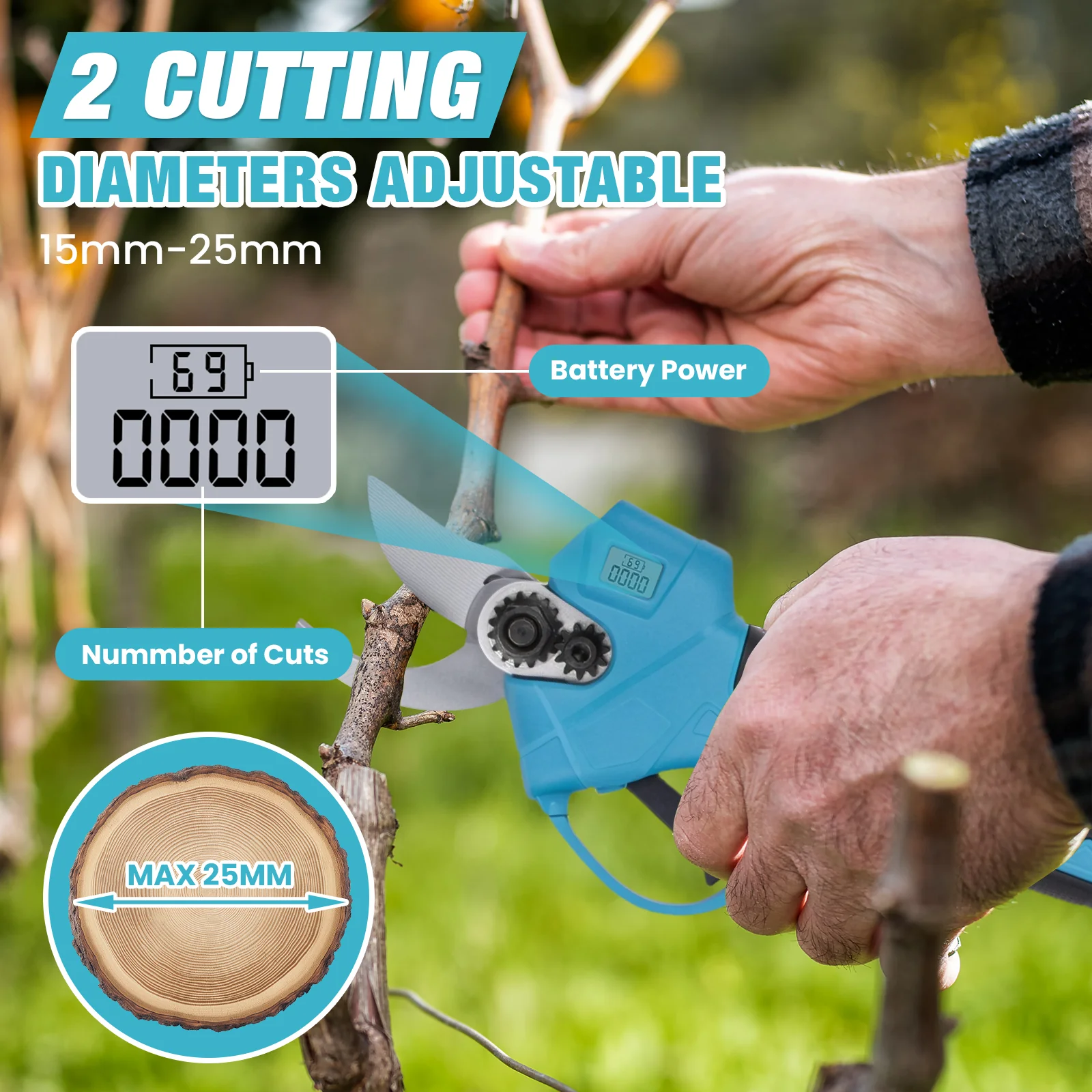 Advwin 2-in-1 Electric Pole Saw - Image 3
