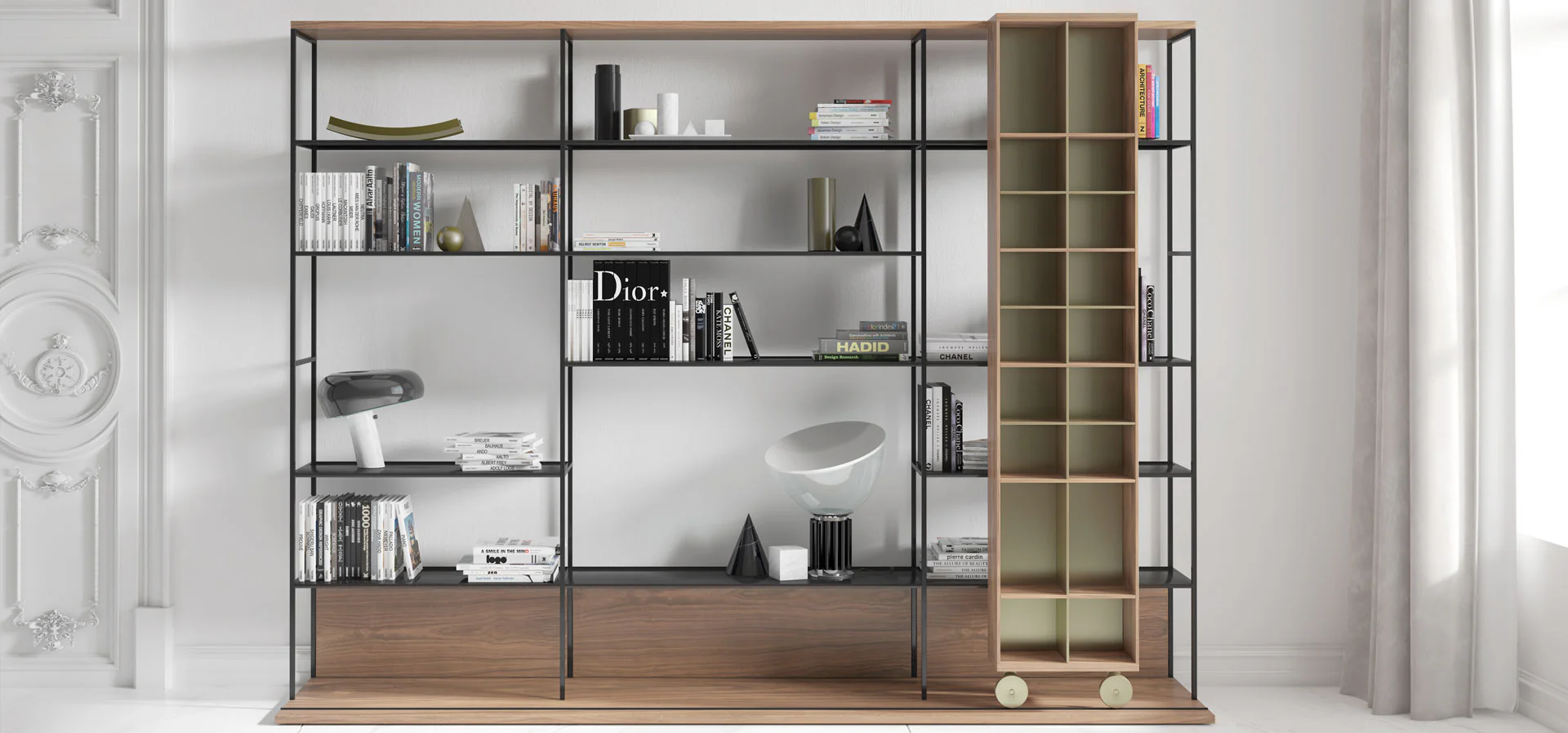 PUNT MOBLES | LITERATURA OPEN BOOKCASE | $5,065.50- $11,786.50 - Image 3