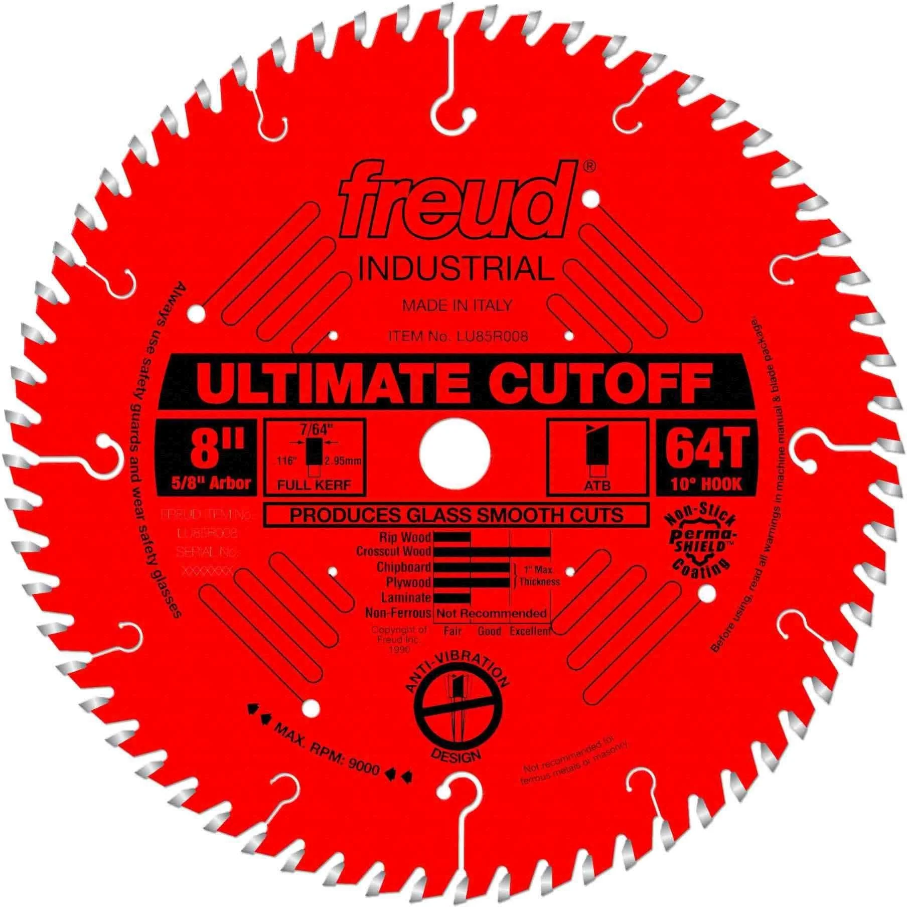 Freud LU85R008 8 in. Ultimate Cut-Off Blade - Image 1