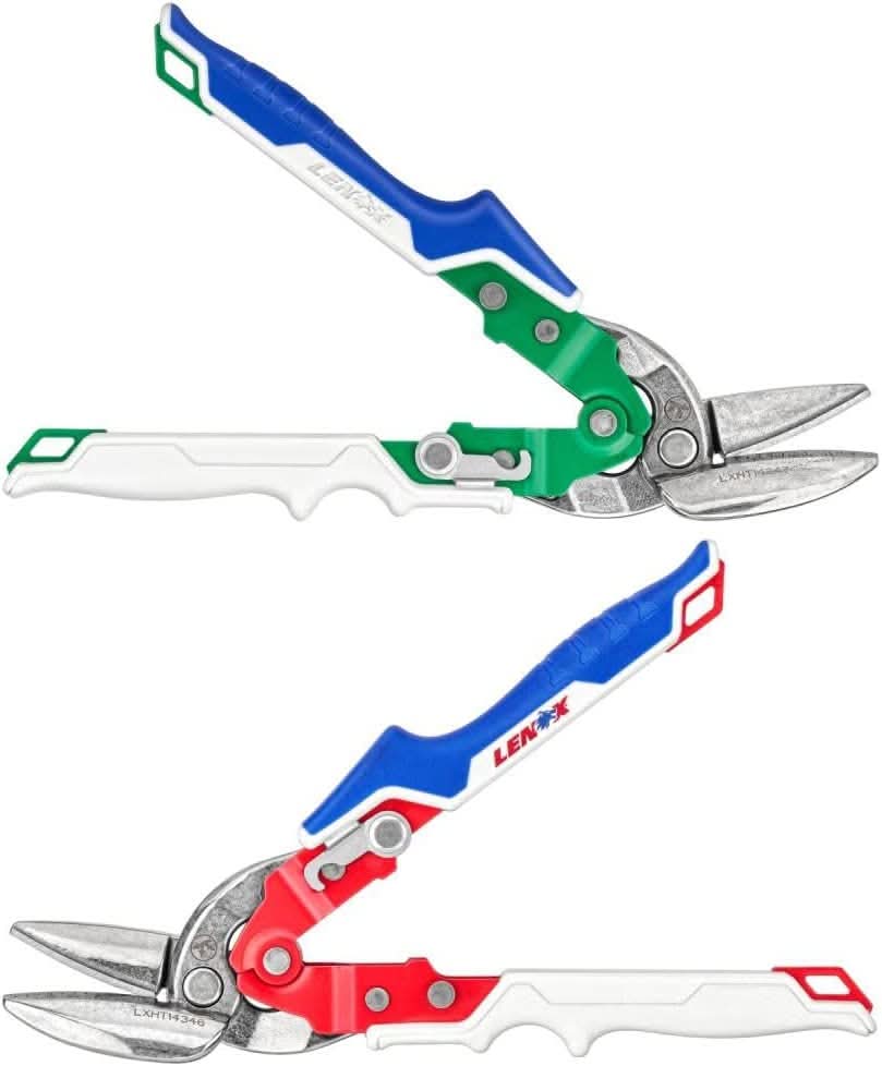 Lenox LXHT14348 Offset Left & Right Aviation Snips Set - Image 2