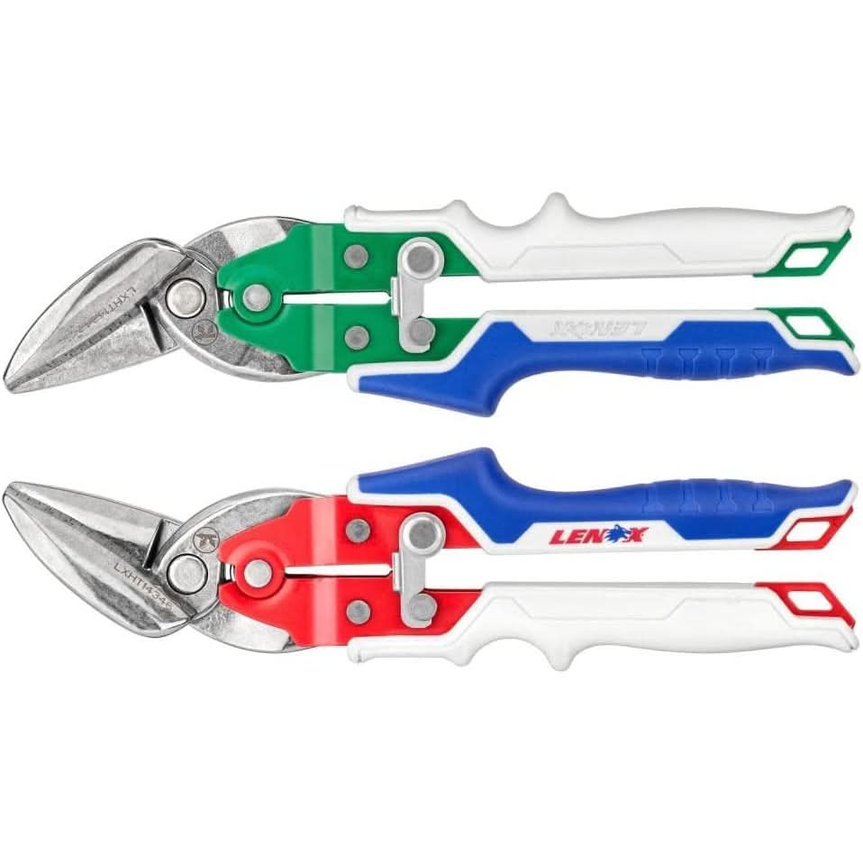 Lenox LXHT14348 Offset Left & Right Aviation Snips Set - Image 1