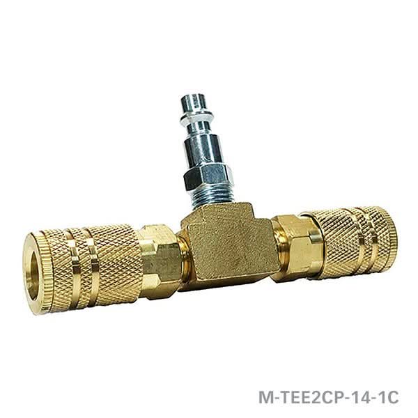 Rolair M-TEE2CP-14-1C 2-way tee (1/4" NPT) Industrial fittings - Image 2