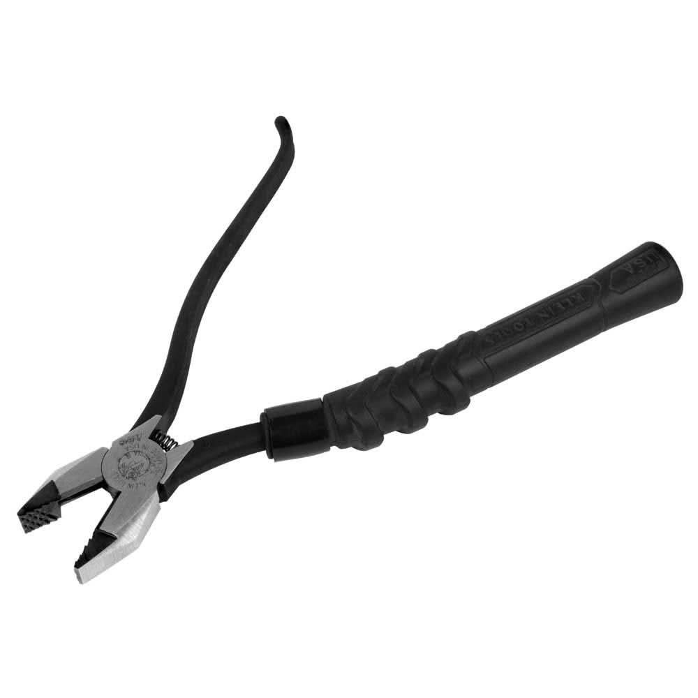 Klein Tools M2017CSTA Ironworker's Slim-Head Comfort Grip Aggressive Knurl Pliers, 9-in. - Image 3