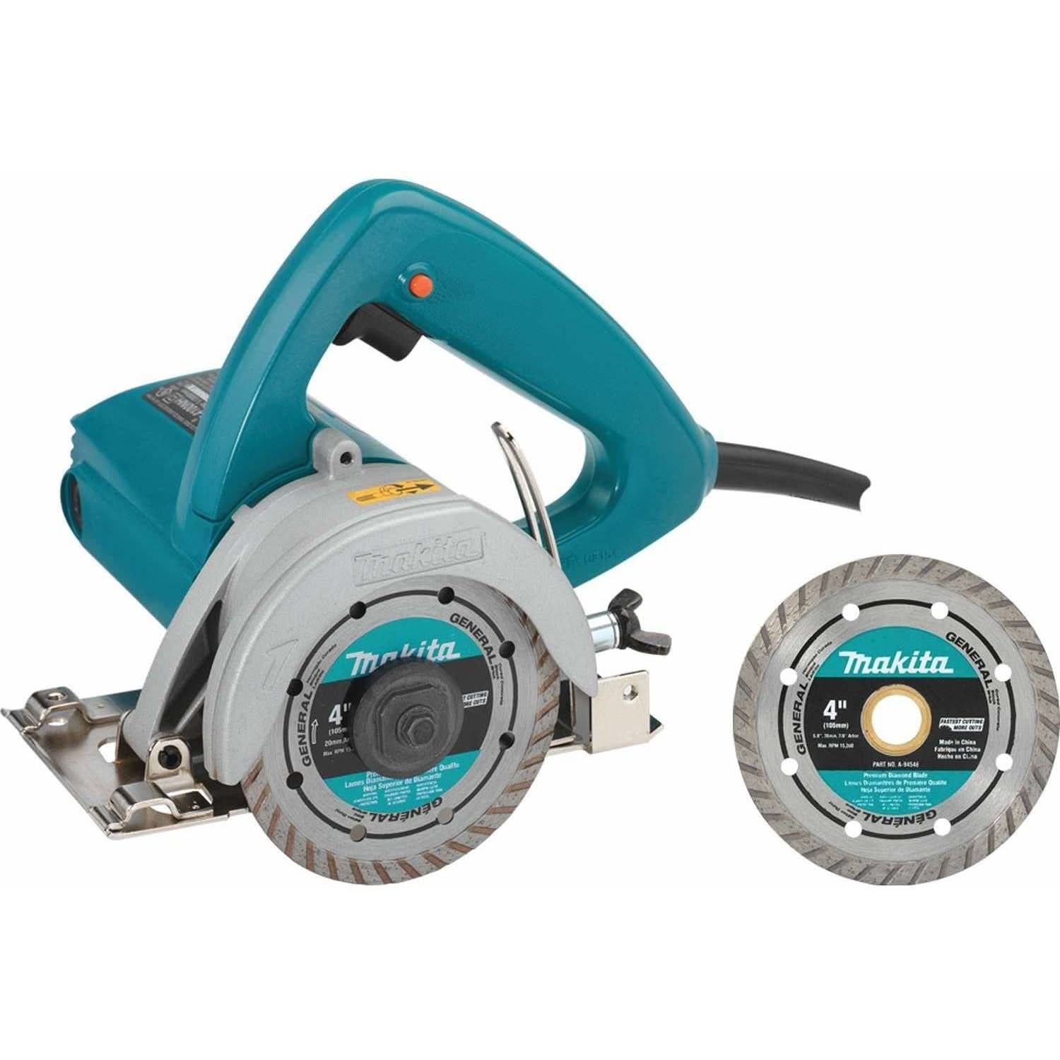 Makita 4100NHX1 Corded 4-3/8″ Masonry Saw, with 4″ Diamond Blade