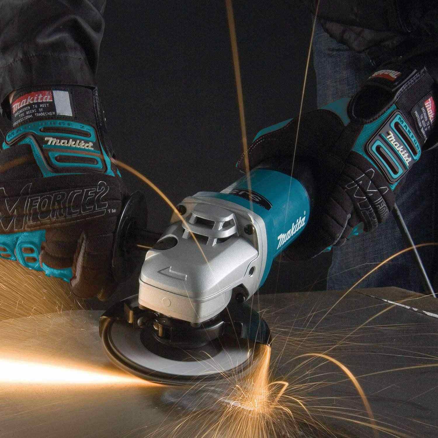 Makita 9565PC Corded 5" SJS High-Power Paddle Switch Angle Grinder - Image 3