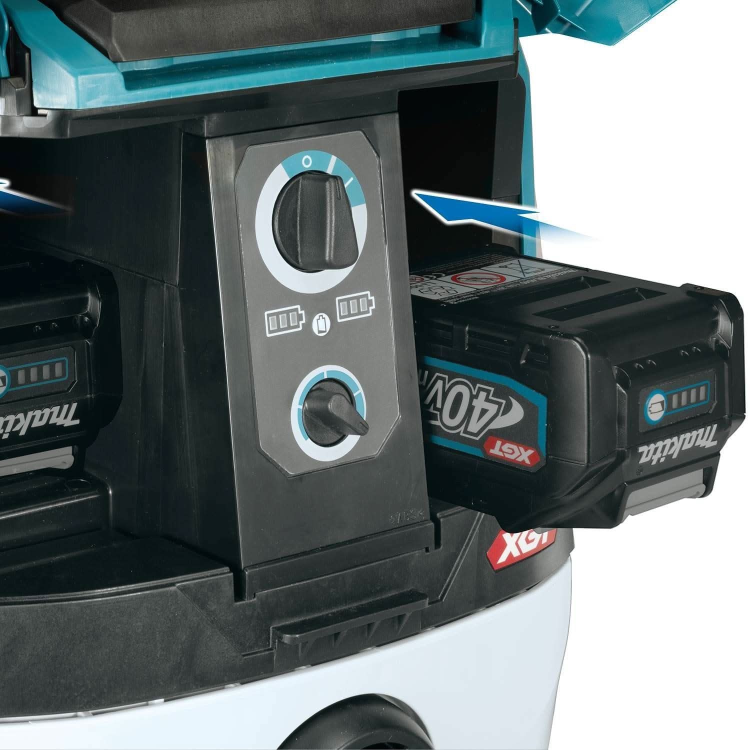 Makita GCV01PM 40V max XGT Brushless Cordless 2.1 Gallon Wet/Dry Dust Extractor/Vacuum Kit (4.0Ah) - Image 3