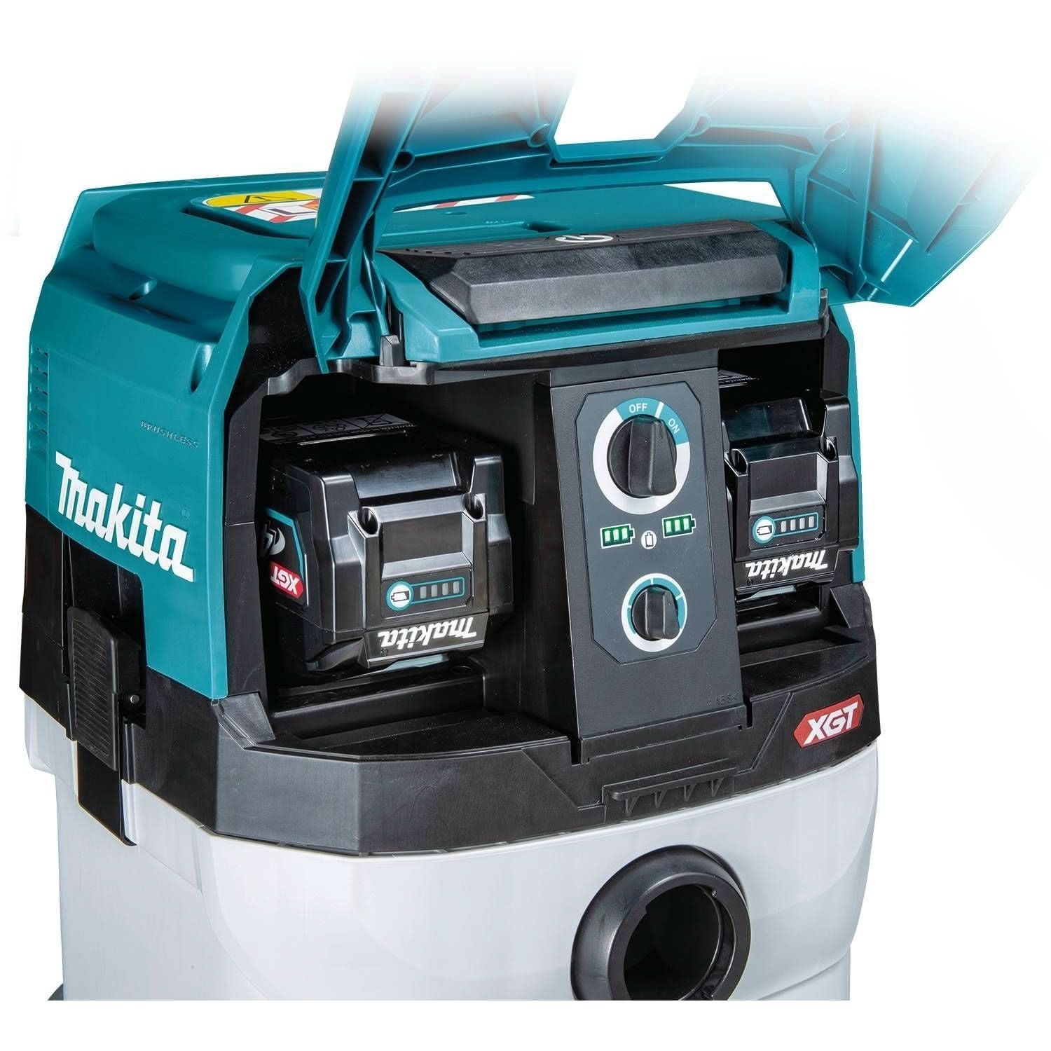 Makita GCV02PMX 40V max XGT Brushless Cordless 2.1 Gallon HEPA Filter Dry Dust Extractor Kit, AWS Capable (4.0Ah) - Image 2