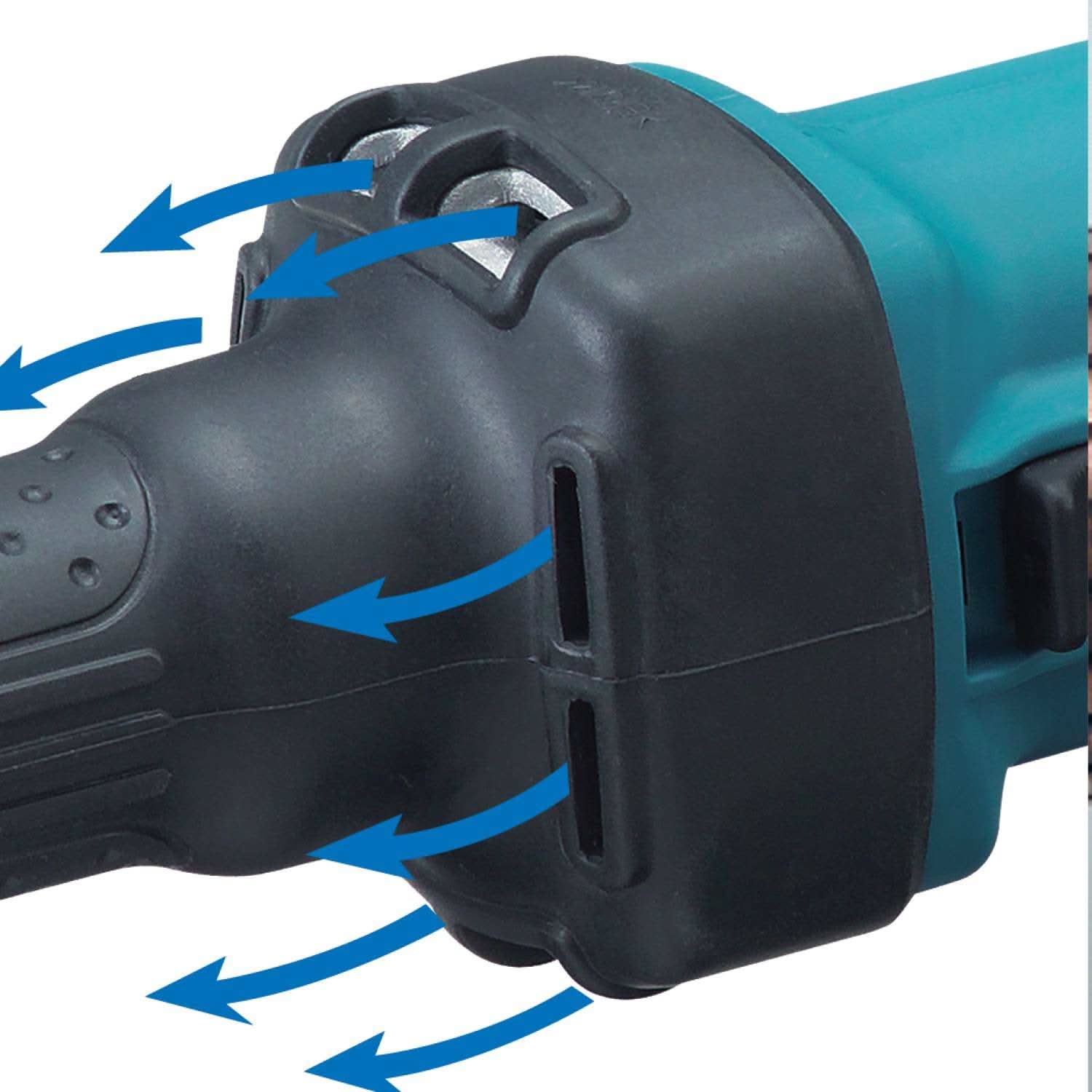 Makita GD0601 Corded 1/4" Die Grinder, with AC/DC Switch - Image 2