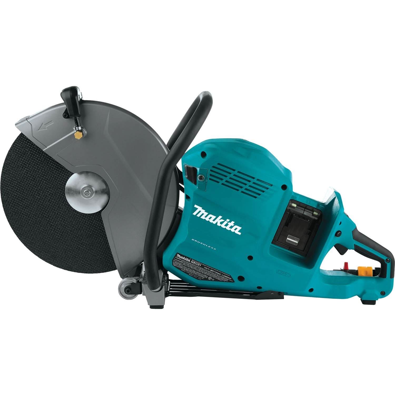 Makita GEC01Z 80V max (40V max X2) XGT Brushless 14″ Power Cutter with AFT, Electric Brake, Tool Only