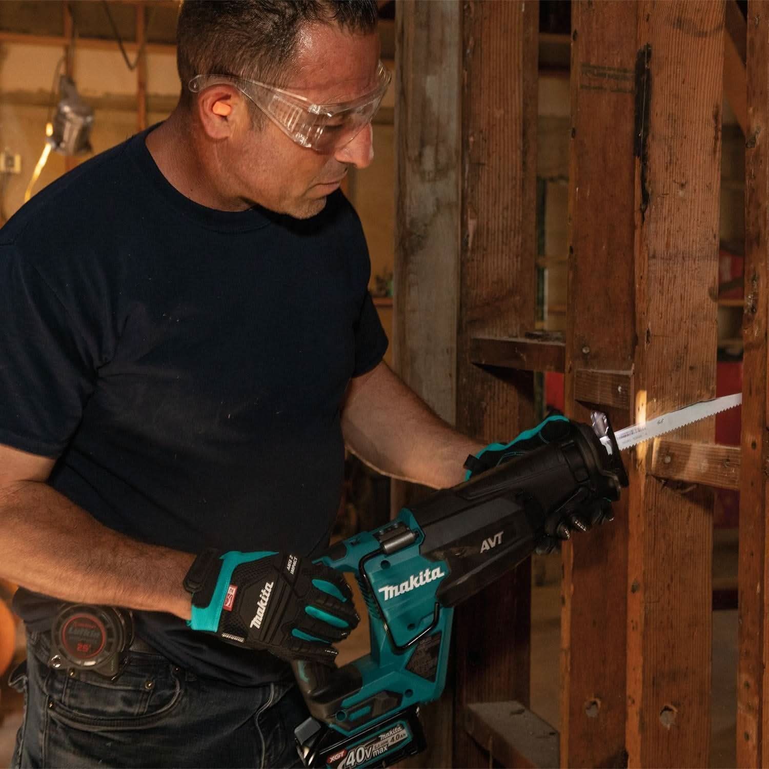 Makita GRJ02M1 40V max XGT Brushless Cordless AVT Orbital Recipro Saw Kit (4.0Ah) - Image 3