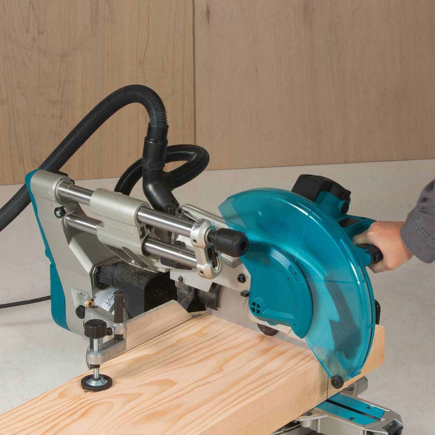 Makita LS1219L Corded 12" Dual-Bevel Sliding Compound Miter Saw with Laser - Image 2