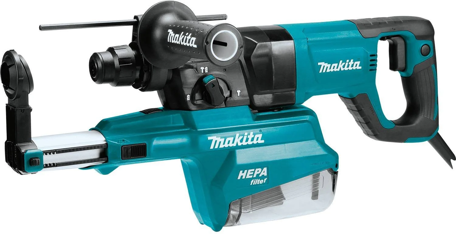 Makita HR2661 1" AVT Rotary Hammer, accepts SDS-PLUS bits, w/ HEPA Dust Extractor (D-handle) (PROMO) - Image 1