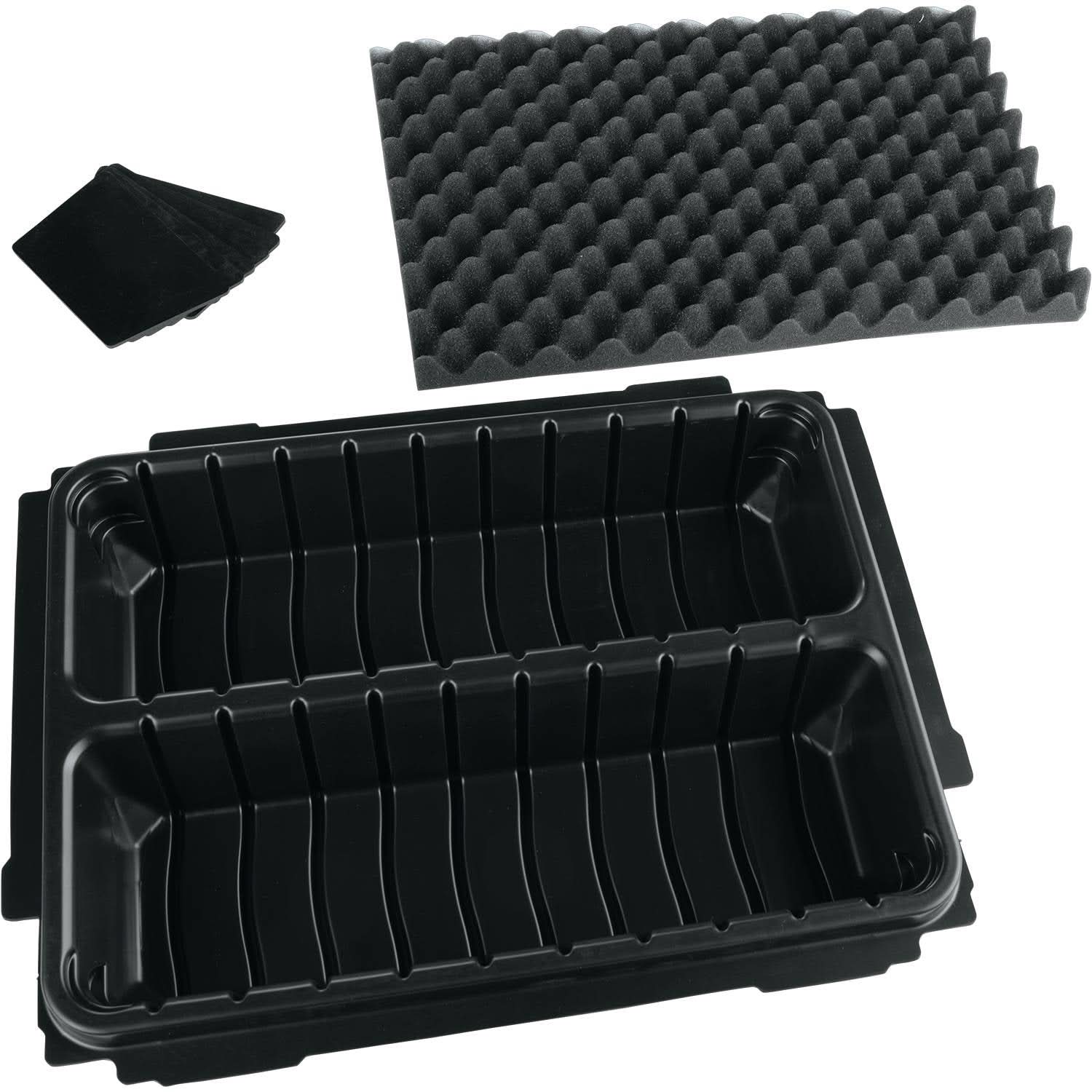Makita P-83680 MAKPAC Interlocking Case 2 Row Insert Tray with 6 Dividers and Foam Lid (PROMO) - Image 3