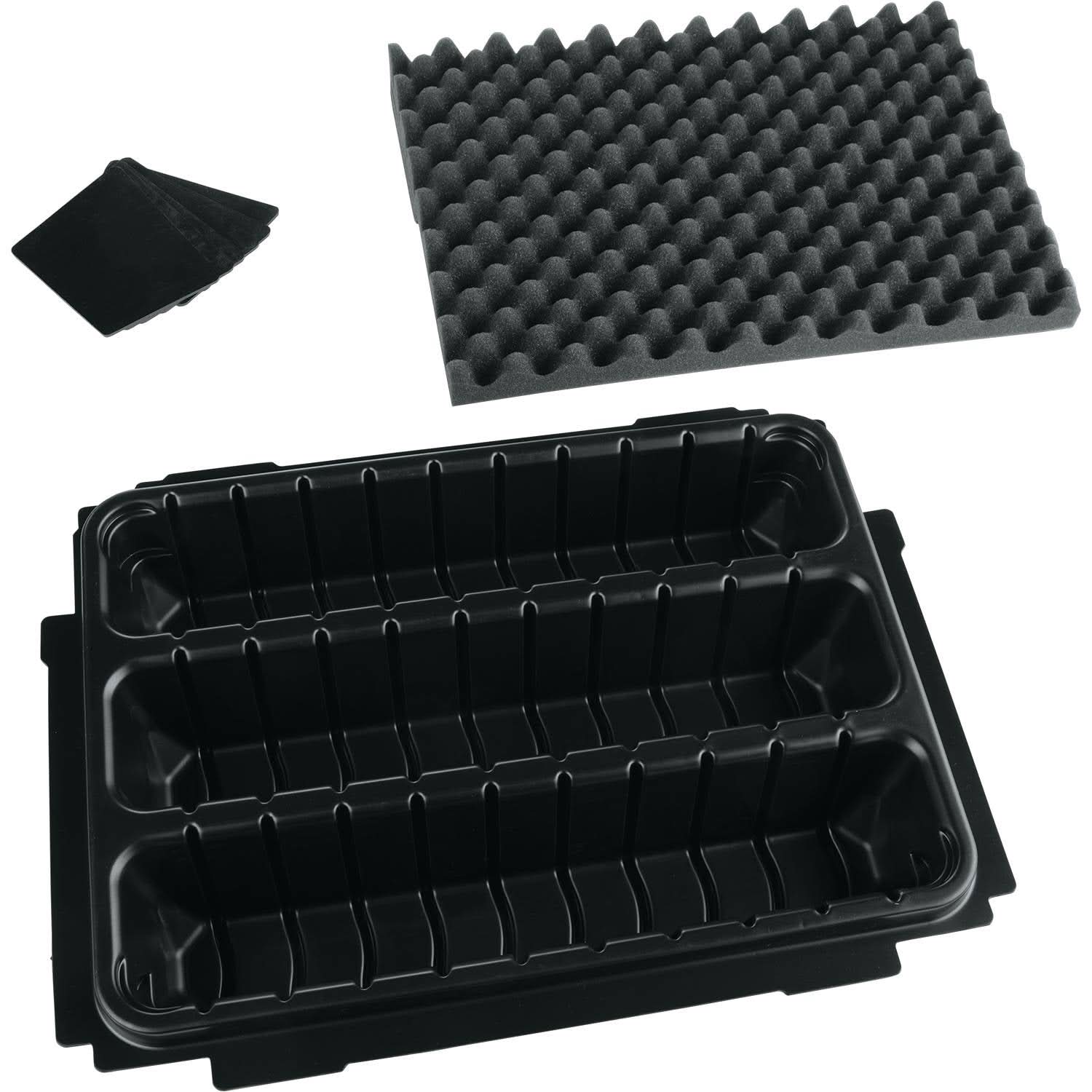 Makita P-83696 MAKPAC Interlocking Case 3 Row Insert Tray with 6 Dividers and Foam Lid (PROMO) - Image 3