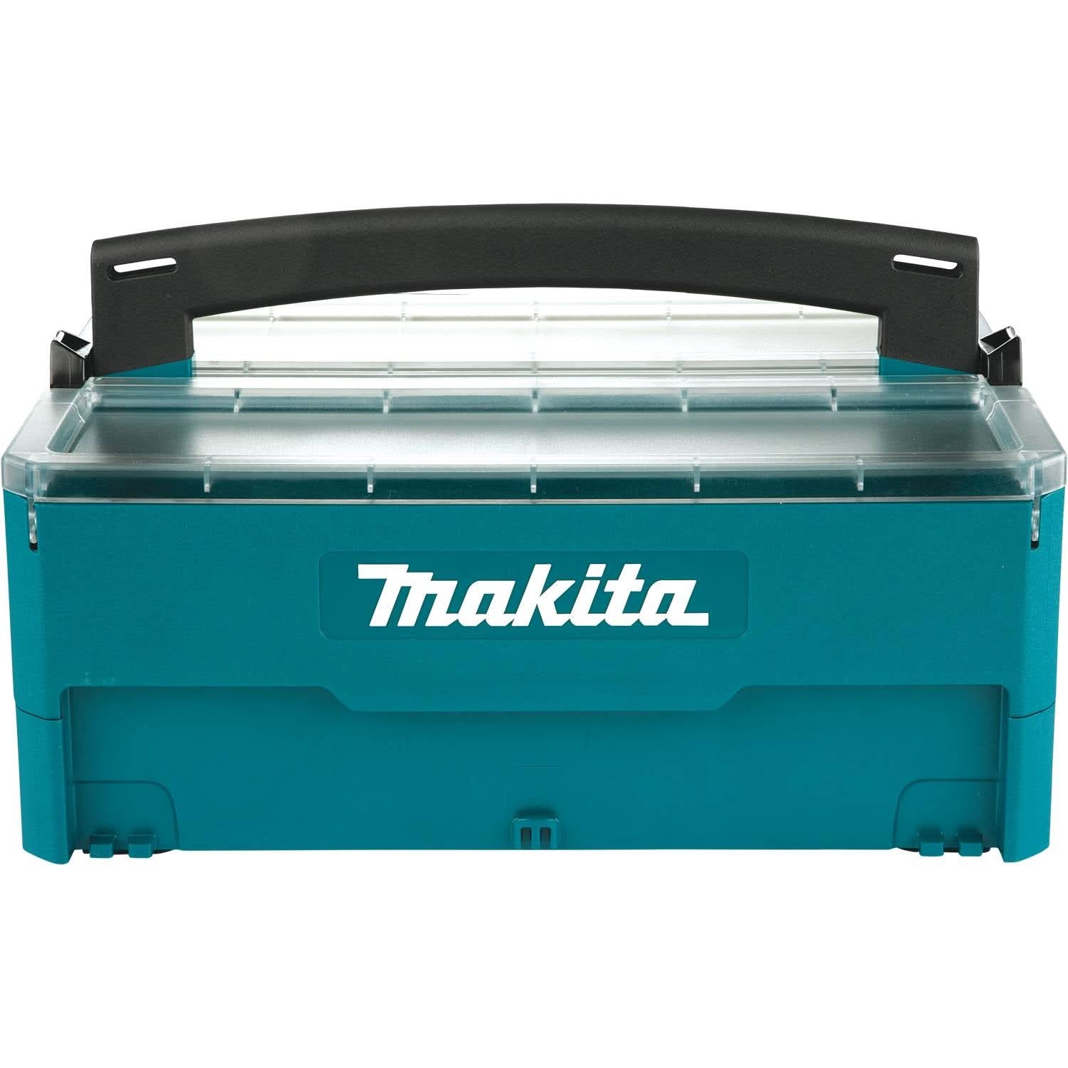 Makita P-84137 MAKPAC Interlocking Storage Box with Inserts, 6-1/2" x 15-1/4" x 11-5/8" - Image 1