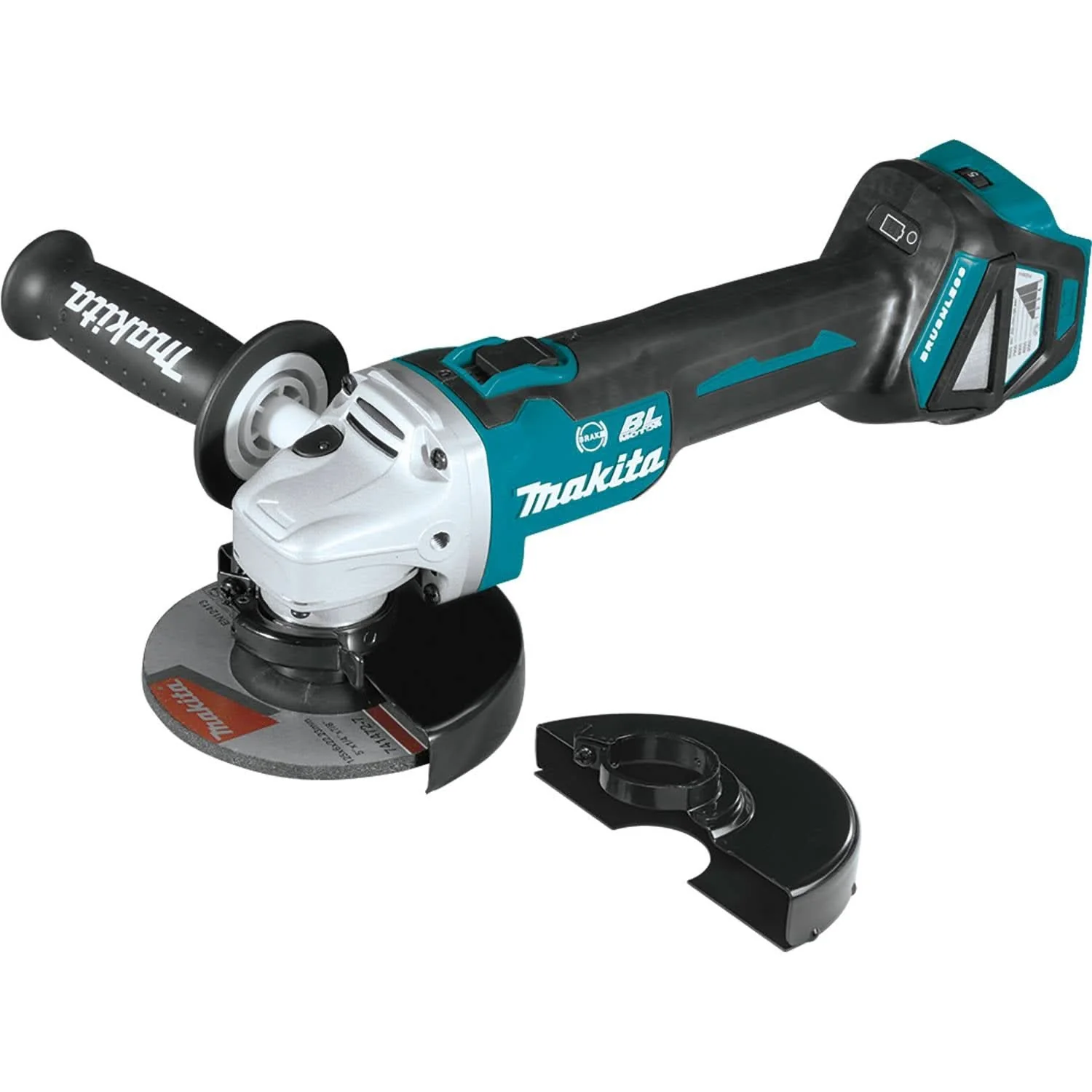 Makita XAG16Z 18V LXT Lithium-Ion Brushless Cordless 4-1/2″Â / 5″ Cut-Off/Angle Grinder, with Electric Brake, Tool Only