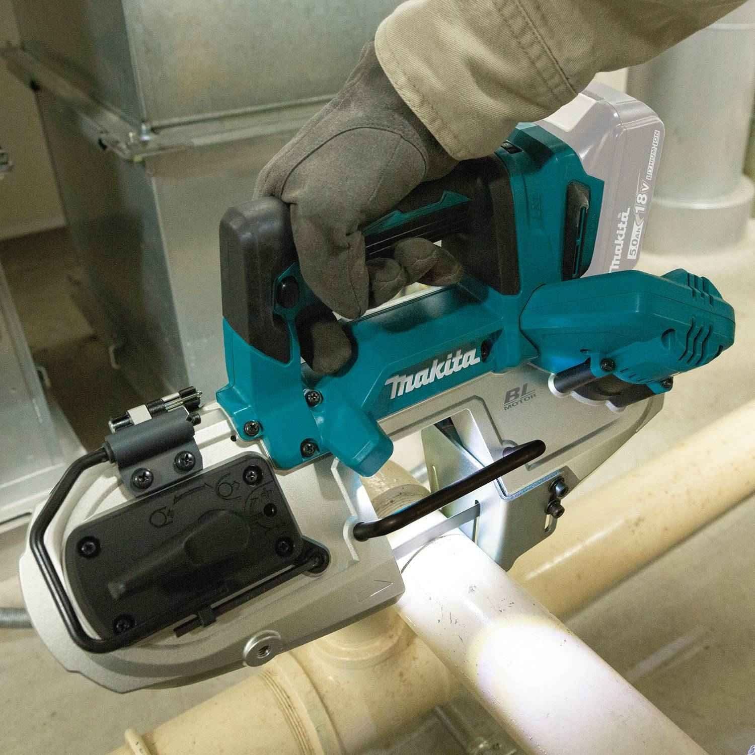 Makita XBP04Z 18V LXT Lithium-Ion Compact Brushless Cordless Band Saw, Tool Only - Image 2