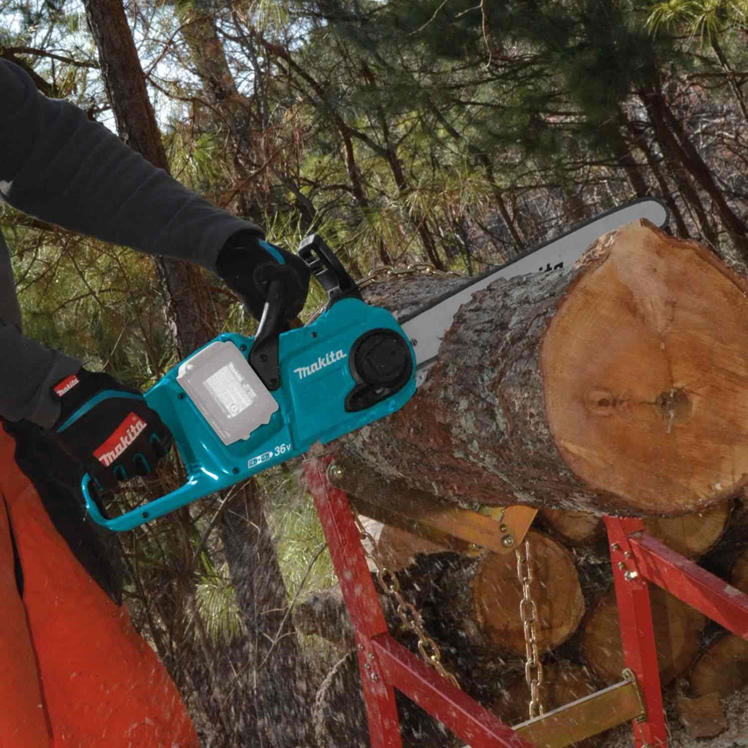 Makita XCU04Z 36V (18V X2) LXT Brushless 16" Chain Saw, Tool Only - Image 2