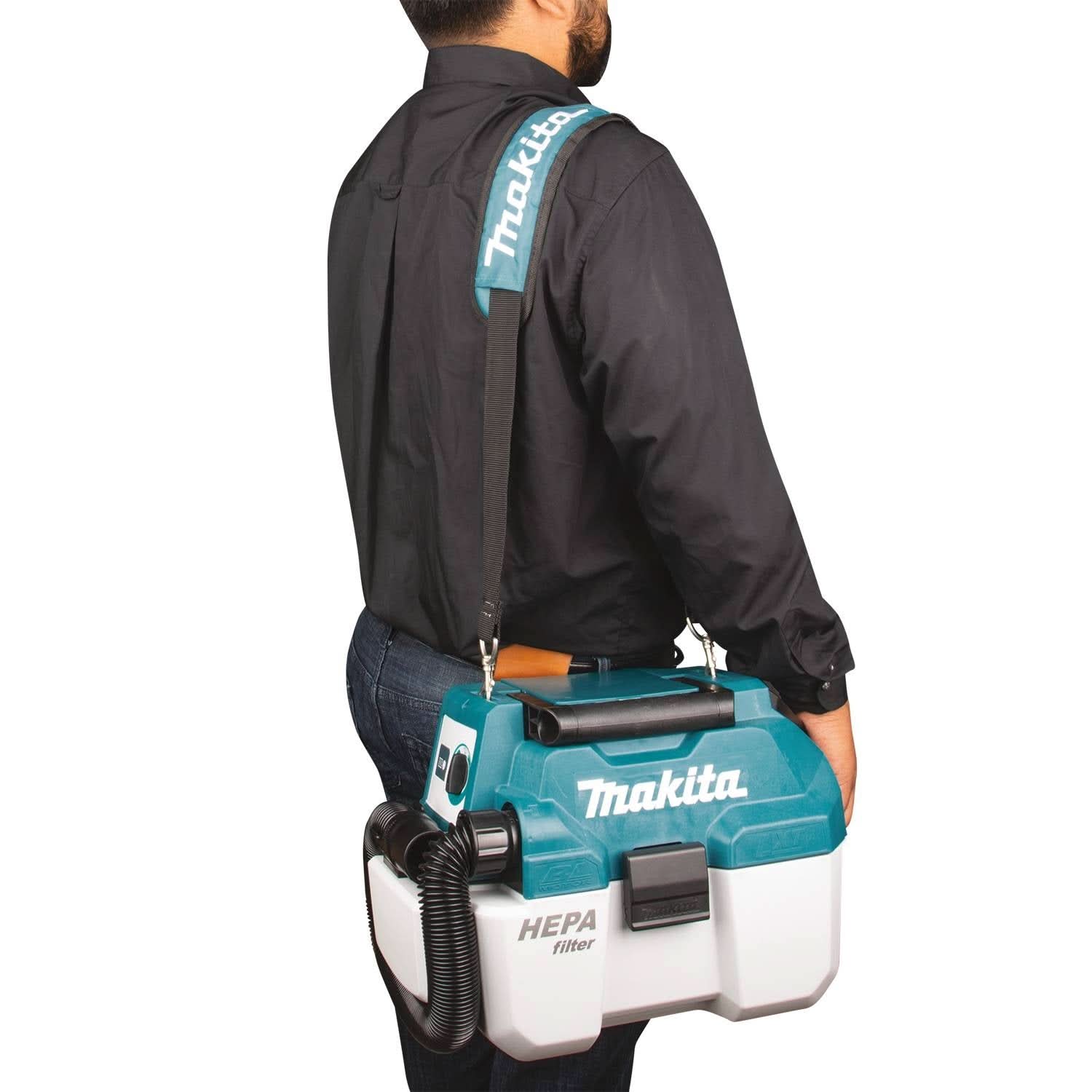 Makita XCV11Z 18V LXT Brushless 2-Gallon HEPA Wet / Dry Dust Extractor Vacuum, Tool Only (PROMO) - Image 3