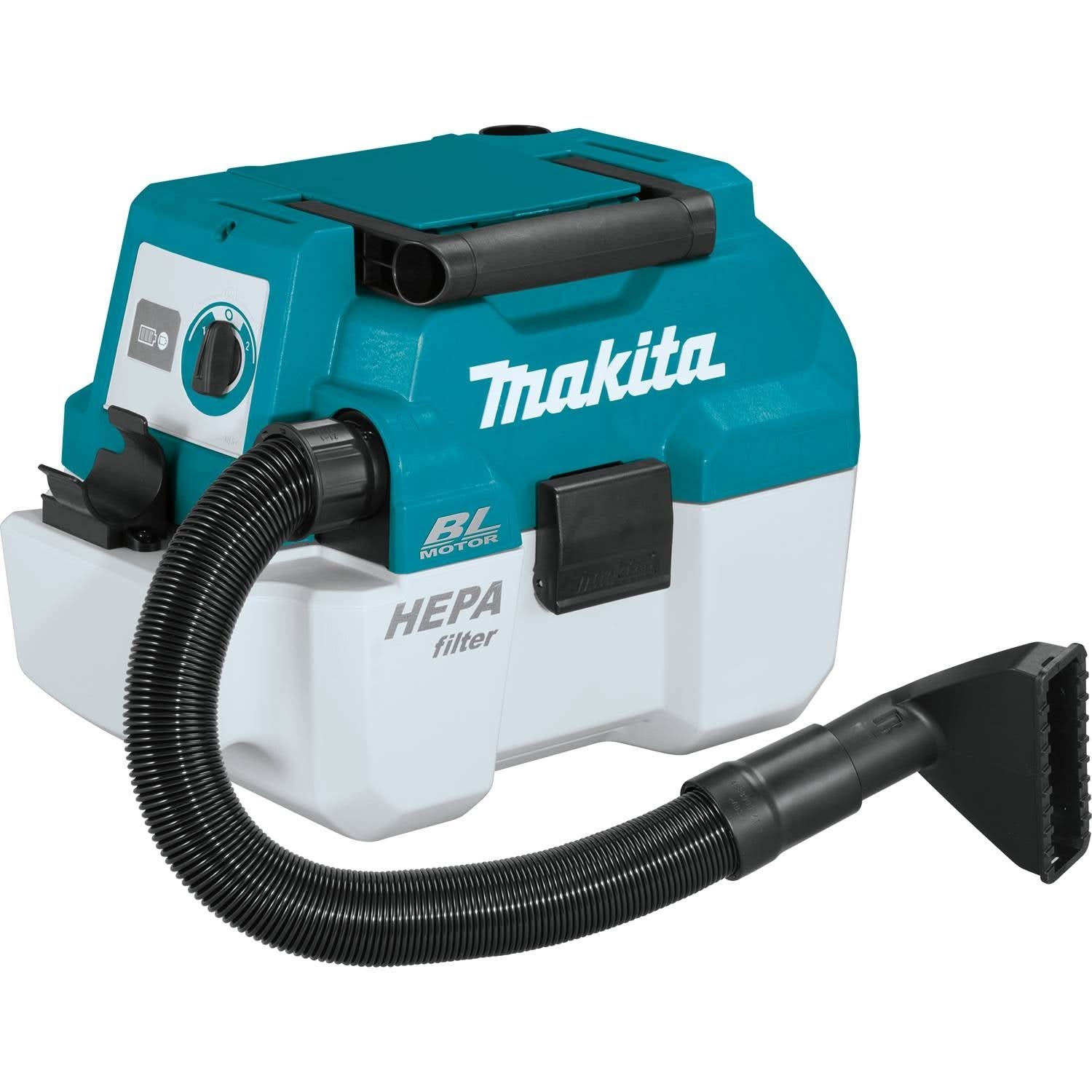Makita XCV11Z 18V LXT Brushless 2-Gallon HEPA Wet / Dry Dust Extractor Vacuum, Tool Only (PROMO) - Image 2