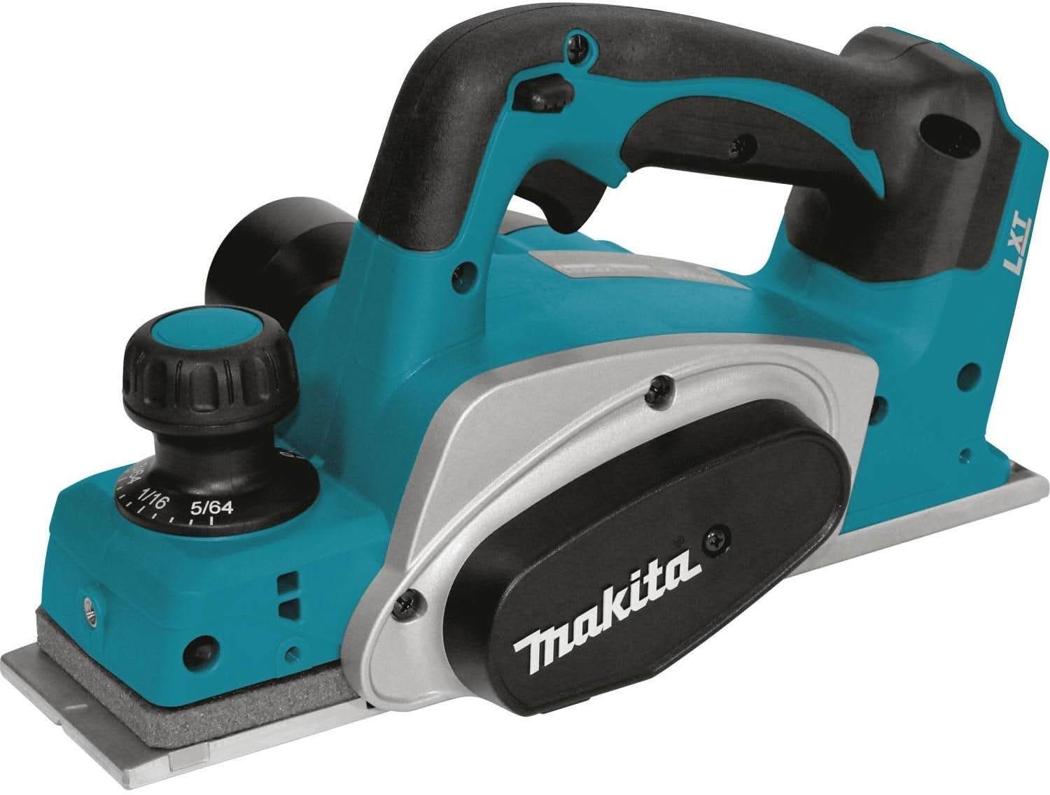Makita 18V LXT Cordless 3-1/4" Planer and 4-1/2 / 5-Inch X-LOCK Angle Grinder Kit (Bare Tools) - Image 2