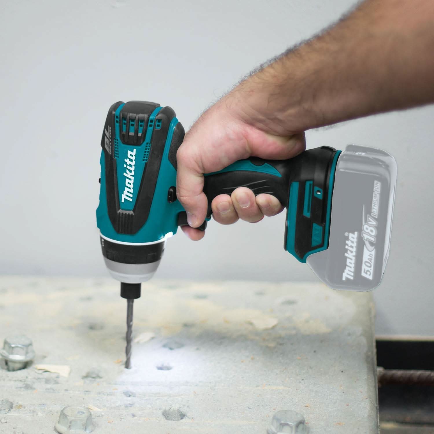 Makita XPT02Z 18V LXT Lithium-Ion Brushless Cordless Hybrid 4-Function Impact-Hammer-Driver-Drill, Tool Only - Image 3