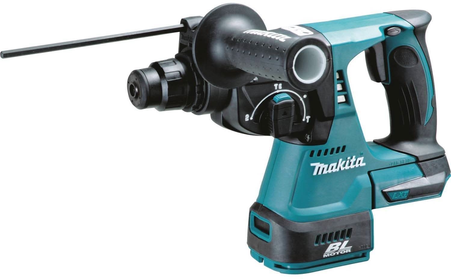 Makita 18V LXT Brushless Cordless 1" Rotary Hammer and 4-1/2 / 5-Inch X-LOCK Angle Grinder Kit (Bare Tools) - Image 2