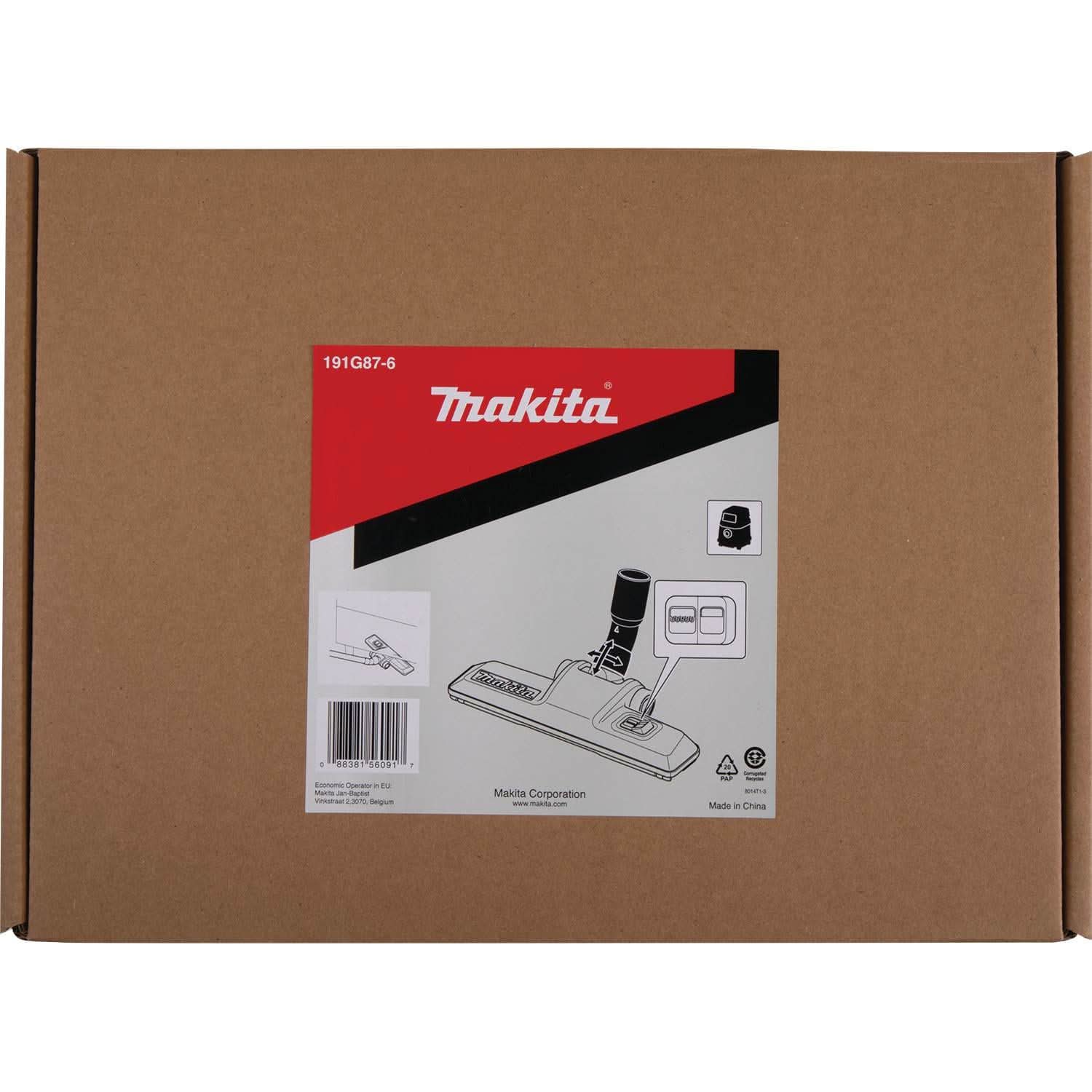 Makita 191G87-6 12-1/2" Floor Nozzle, XCV20 - Image 2