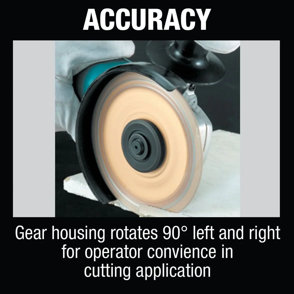 Makita 9557NB2 Corded 4-1/2" Angle Grinder, with AC/DC Switch - Image 2