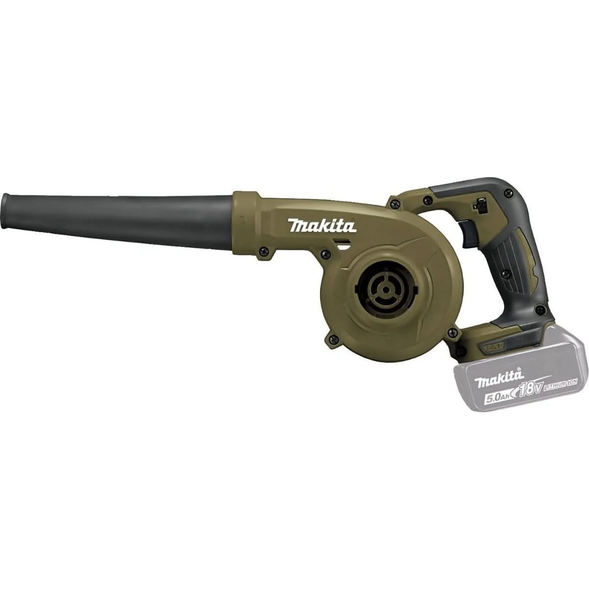 Makita Outdoor Adventure 18V LXT Blower, Tool Only with Cordless Power Source (Bare Tool) - Image 2