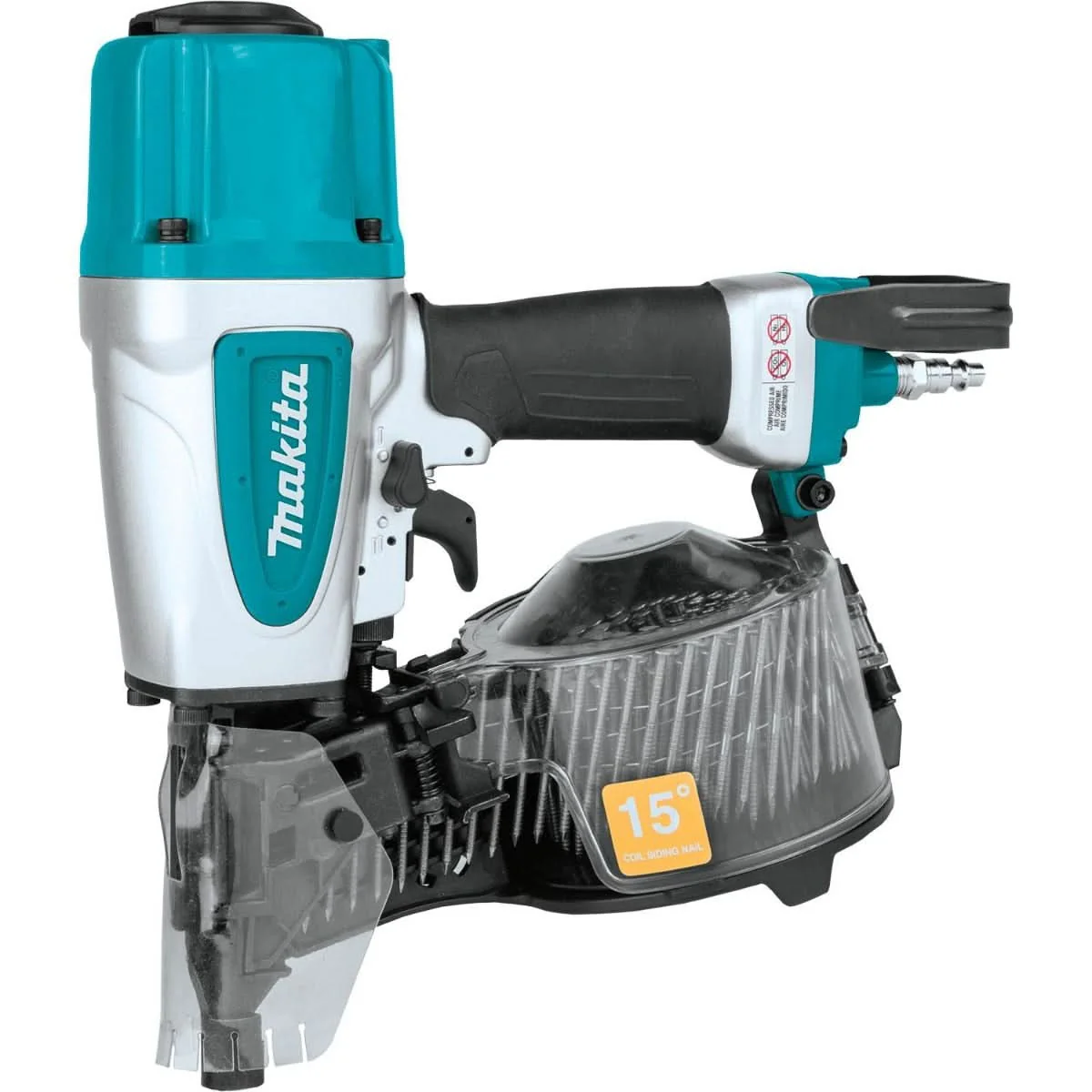 Makita AN613 15Ã‚Â° 2-1/2″ Siding Coil Nailer