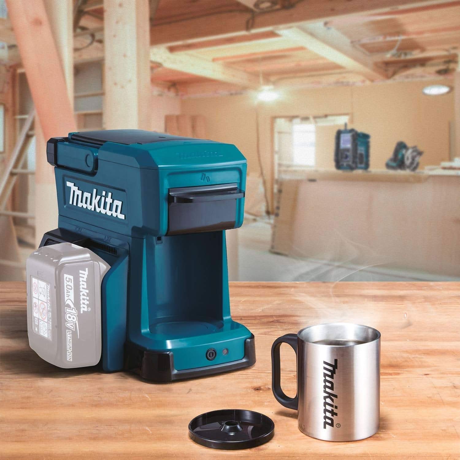 Makita DCM501Z 18V LXT / 12V max CXT Lithium-Ion Cordless Coffee Maker, Tool Only - Image 3
