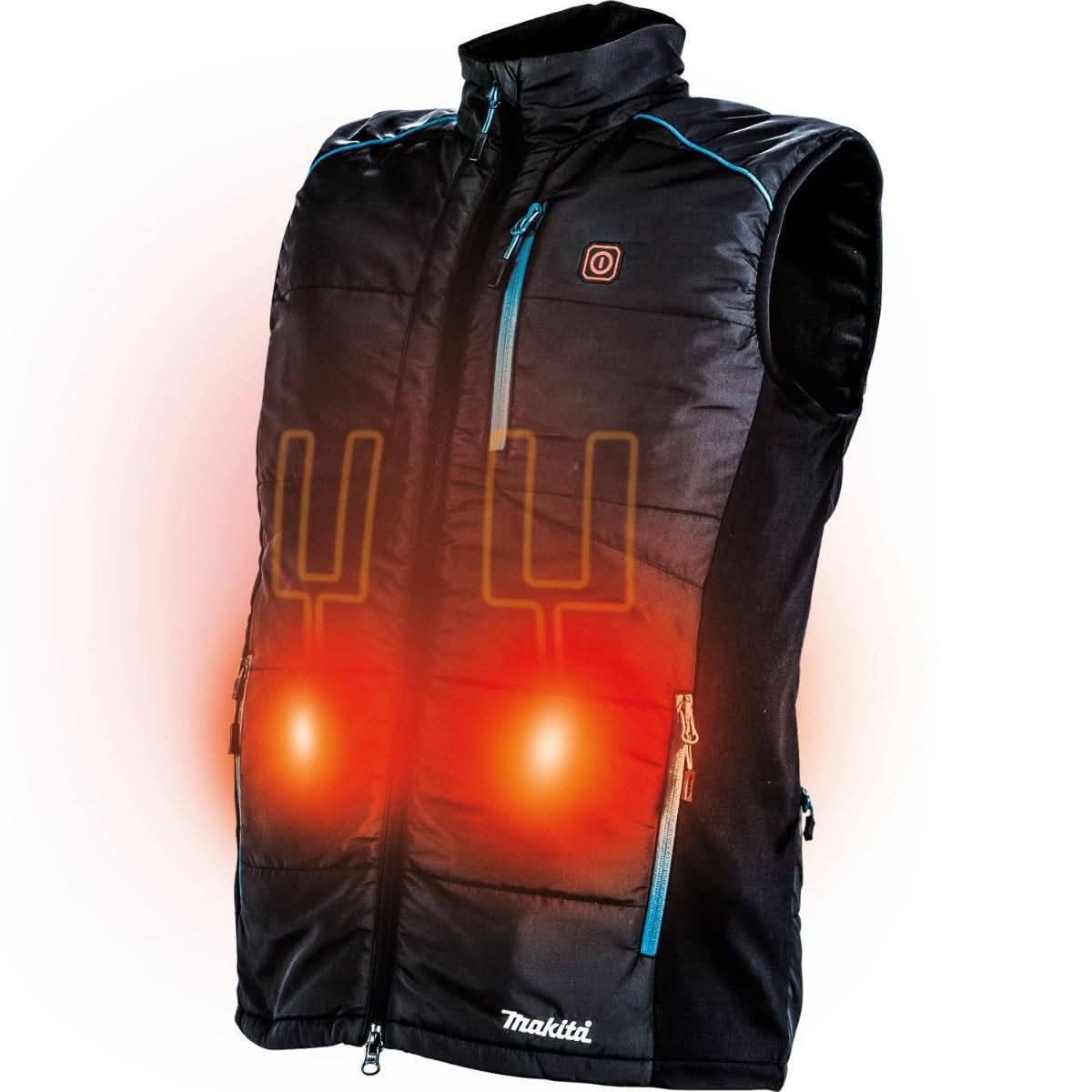 Makita DCV202ZL 18V LXT Lithium-Ion Cordless Heated Vest, Vest Only (Black, Large) - Image 3