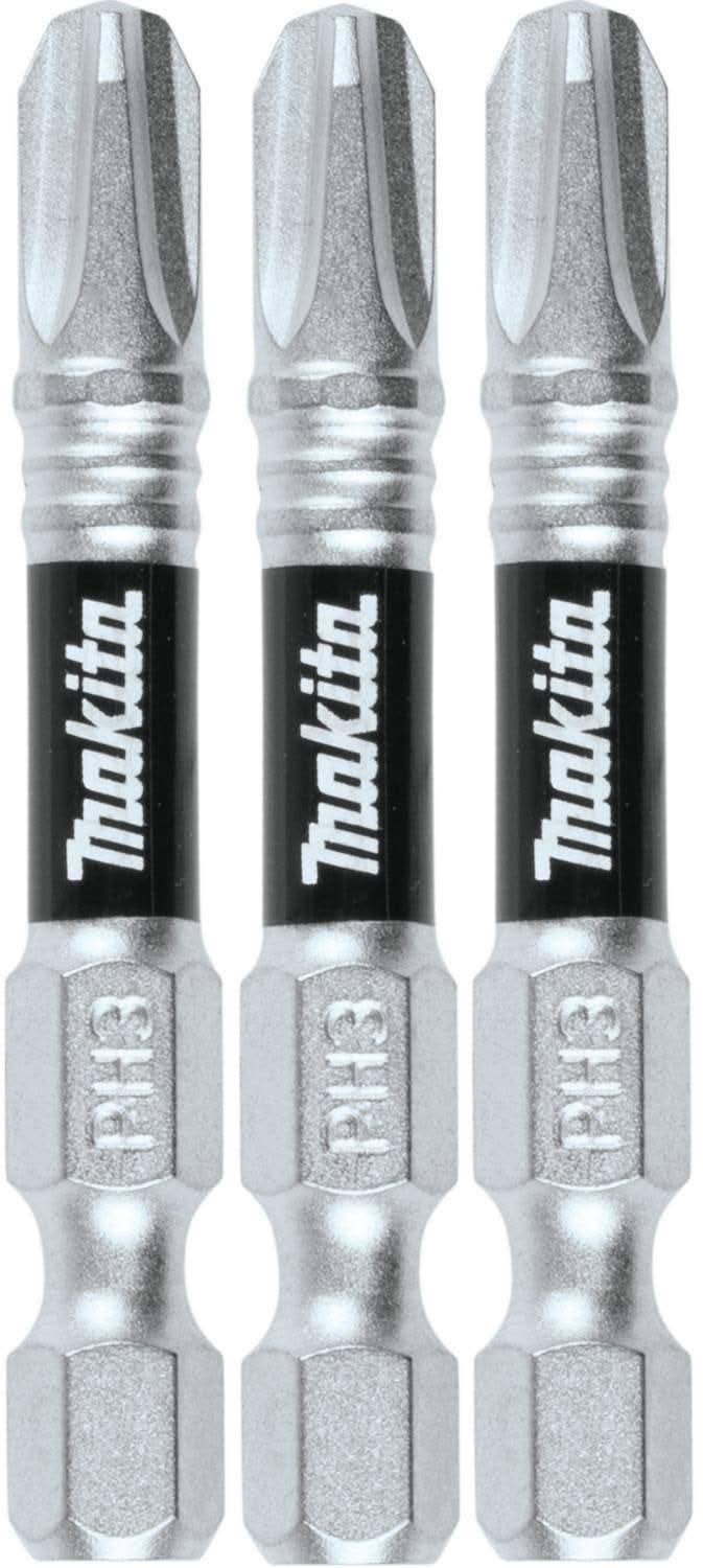 Makita E-00789 Impact XPS #3 Phillips 2" Power Bit, 3/pk - Image 1