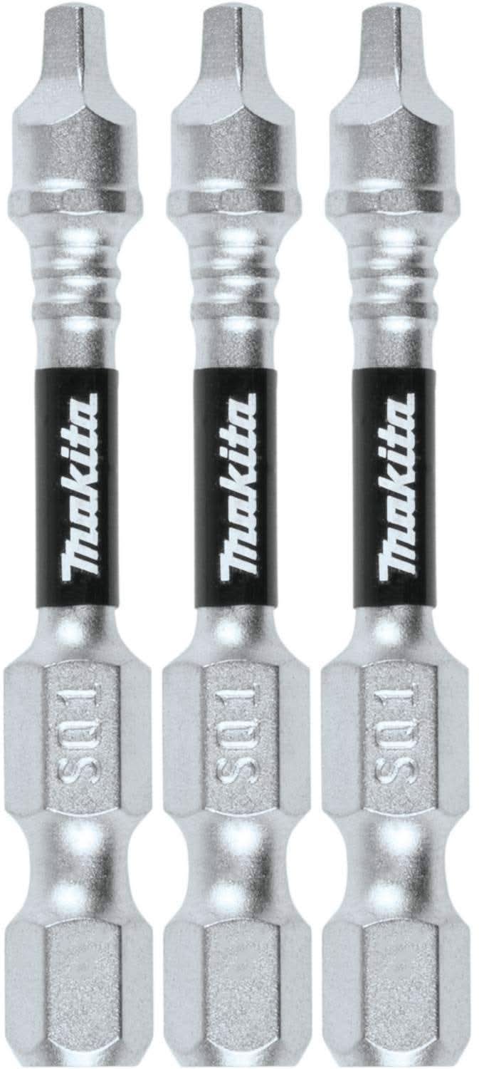 Makita E-00795 Impact XPS #1 Square 2" Power Bit, 3/pk - Image 1