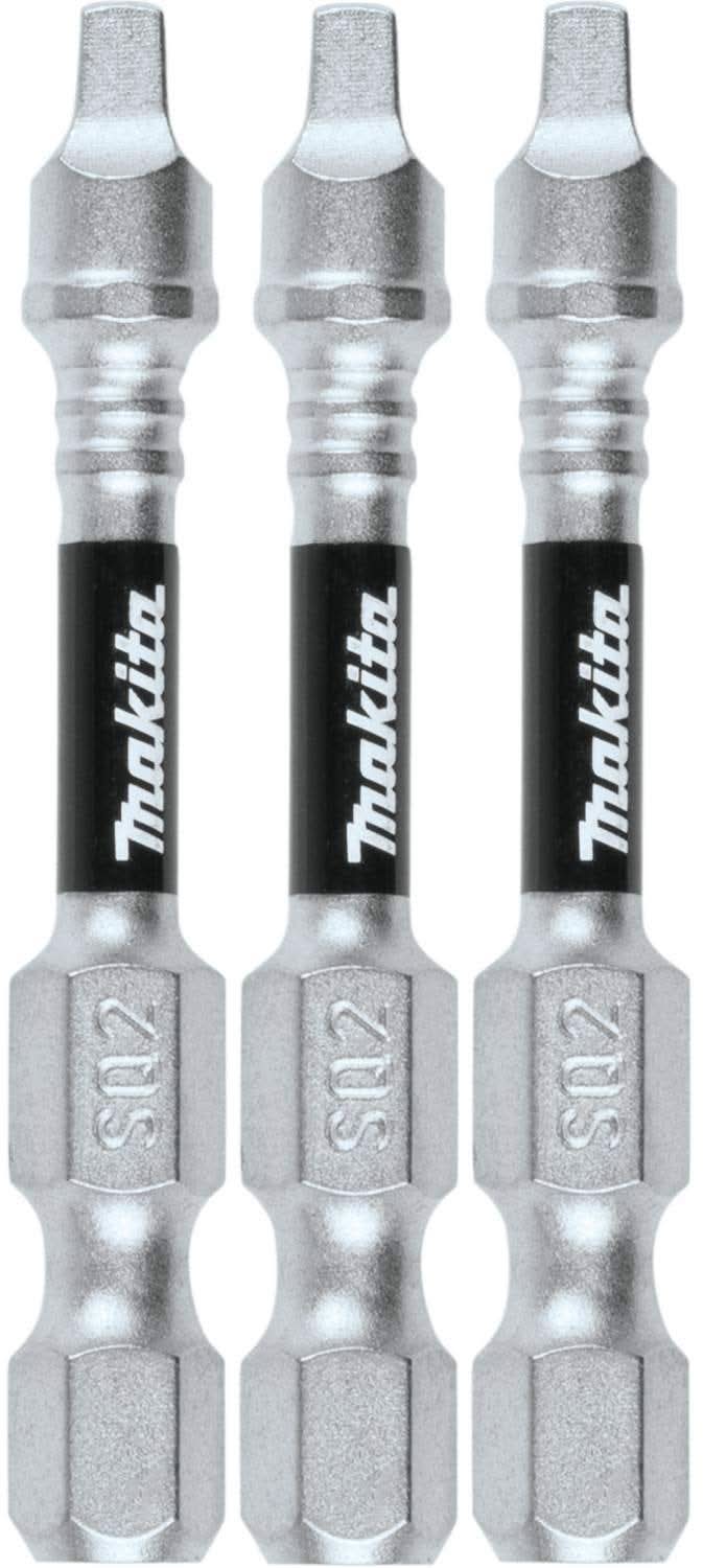 Makita E-00804 Impact XPS #2 Square 2" Power Bit, 3/pk - Image 1